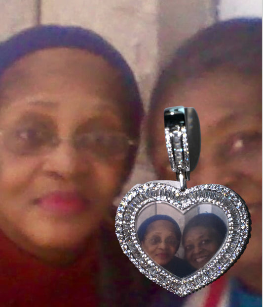 Baguette Heart Memory Pendant: A Timeless Token of Love