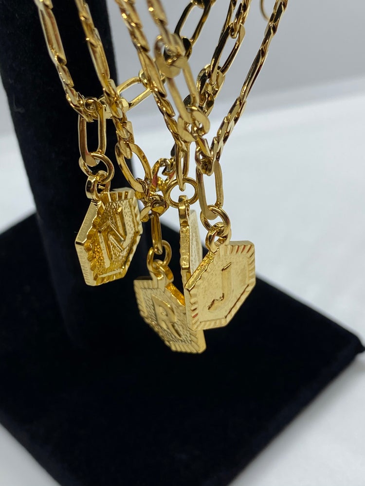 Adjustable Cuban Style Anklet with Dangling Initial: Personalized Elegance for Every Step