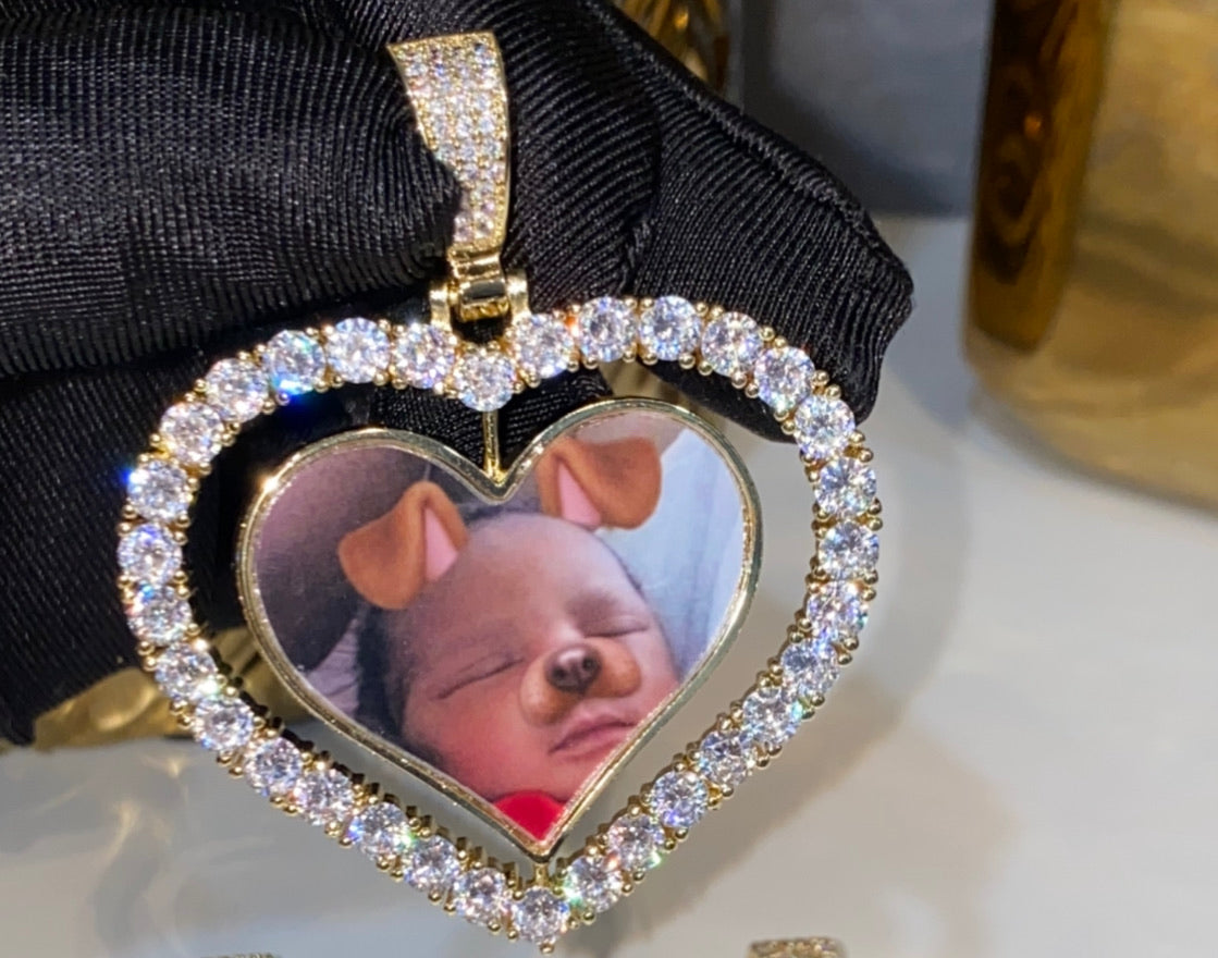 Memories in Motion: Spinning Double-Sided Memory Pendant