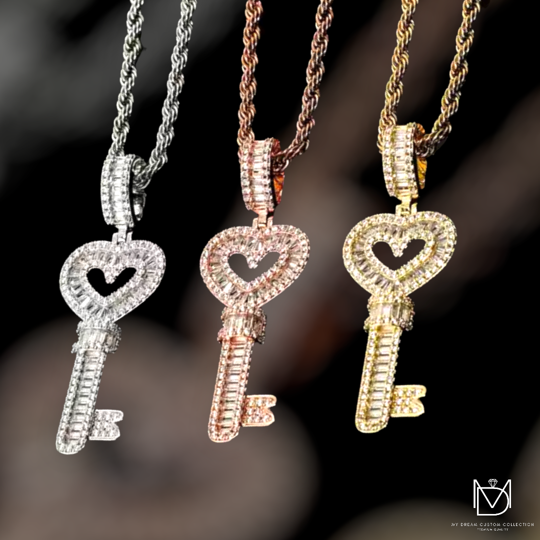 “Locked In Love” Pendant: Heartfelt Symbolism with Vintage Charm