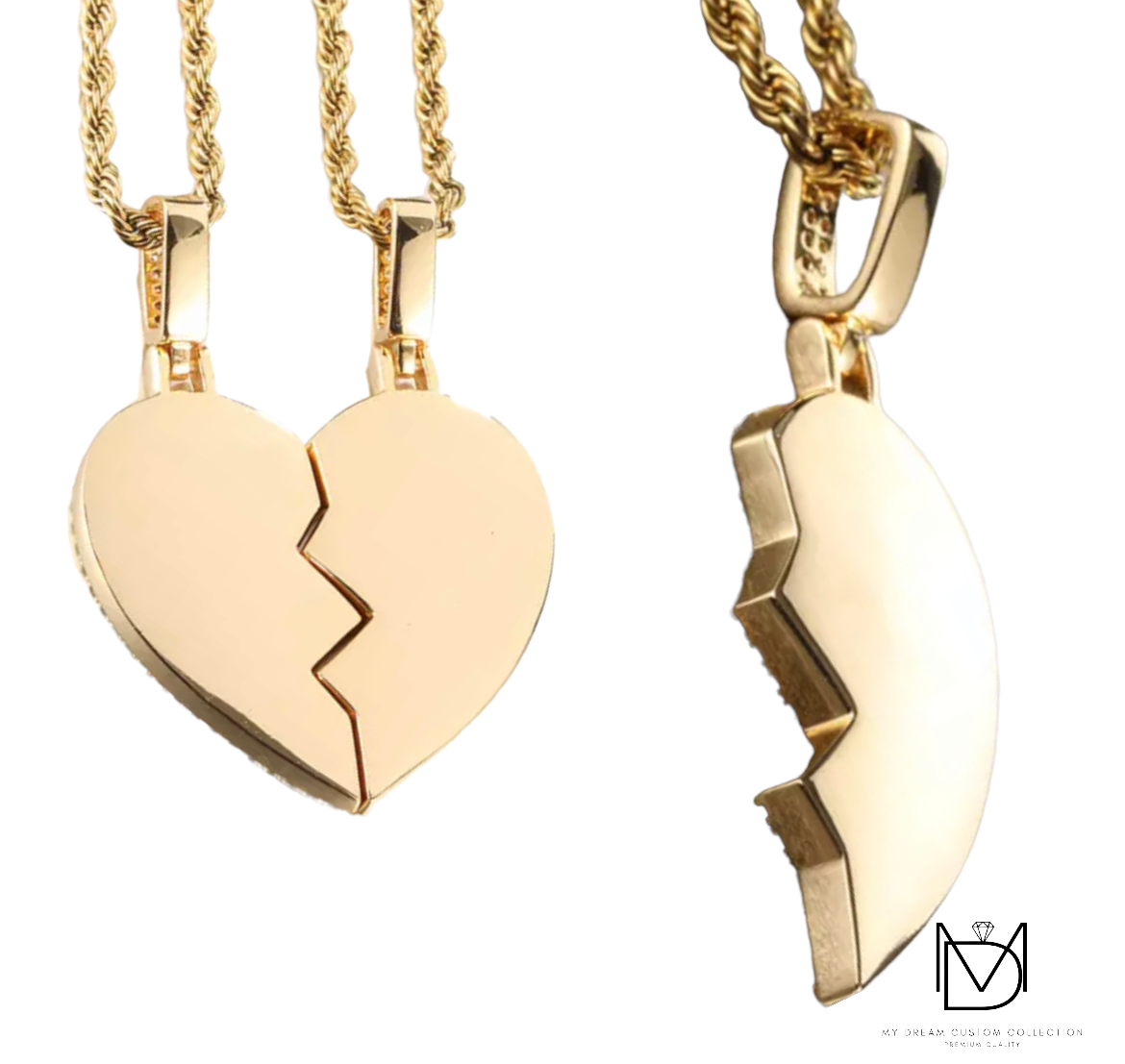 Shattered Heart Memory Pendant: Mending Memories with Grace