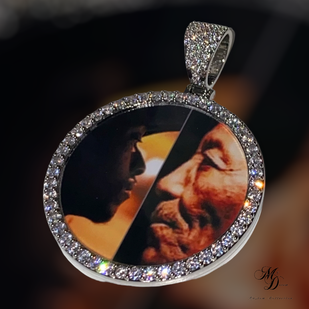 Medium Circle Memory Pendant: A Timeless Tribute to Love