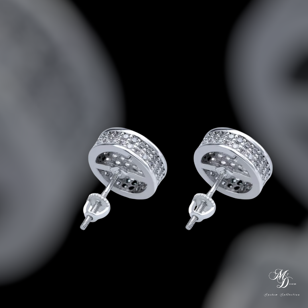 Diamond Double Earrings: Radiant Elegance, Every Angle
