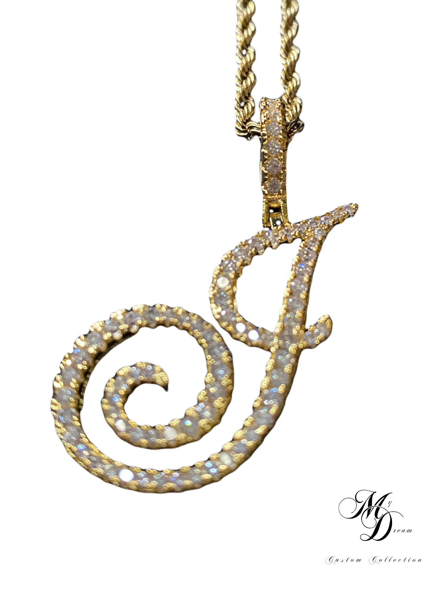 Cursive Initial Pendants: Personalize Your Elegance