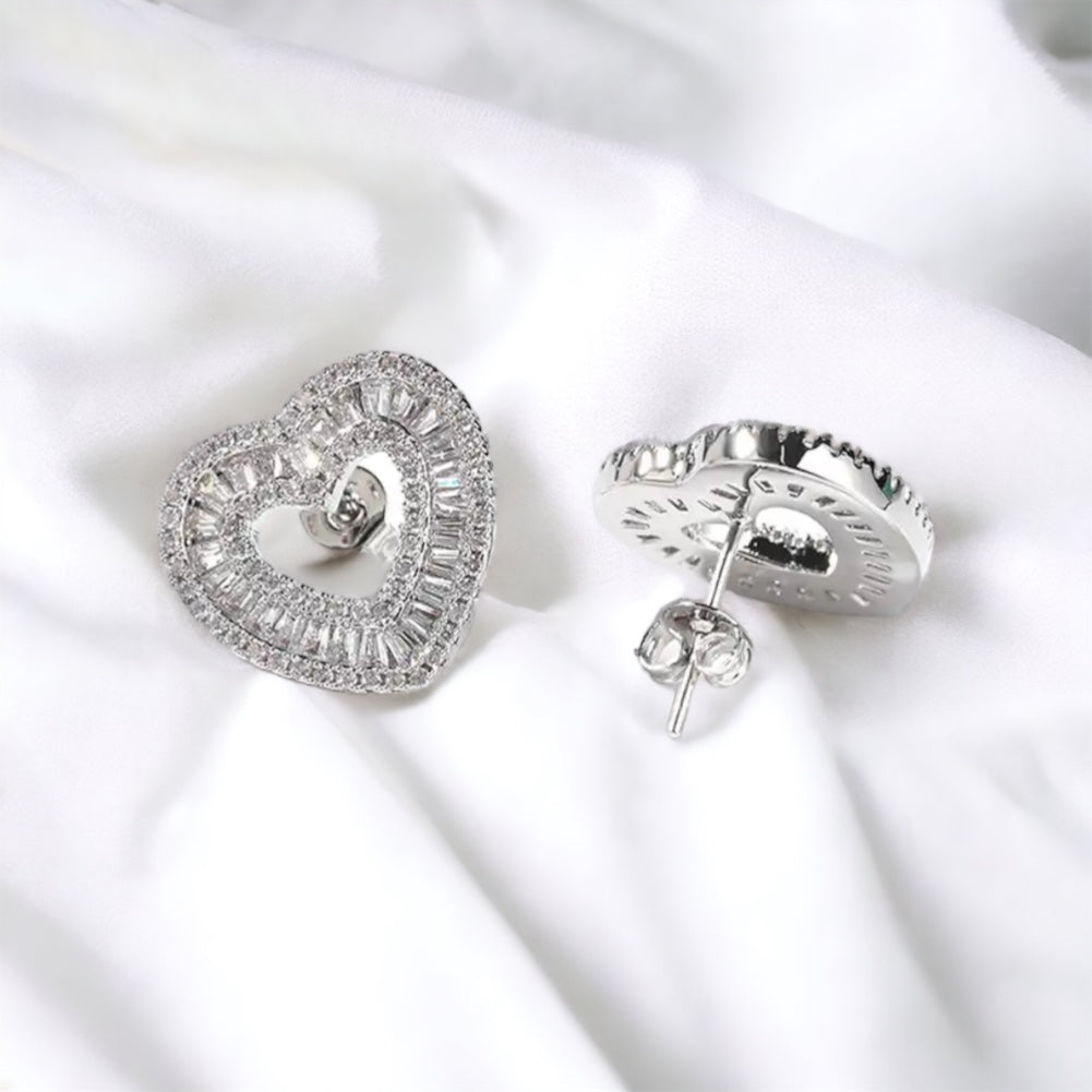 Open Heart Earrings: Graceful Sparkle for Every Occasion