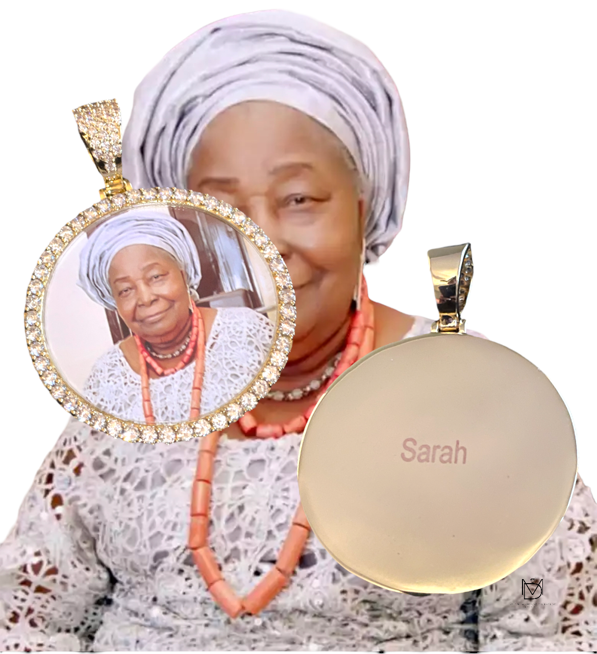 Medium Circle Memory Pendant: A Timeless Tribute to Love