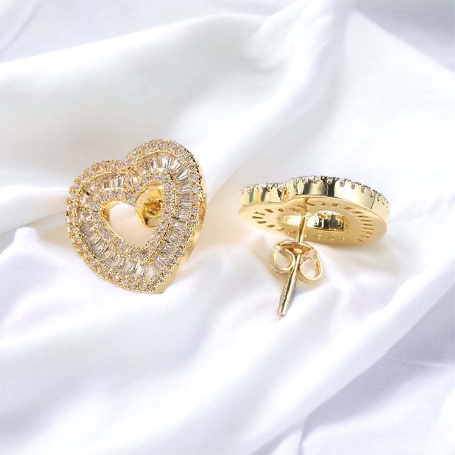 Open Heart Earrings: Graceful Sparkle for Every Occasion