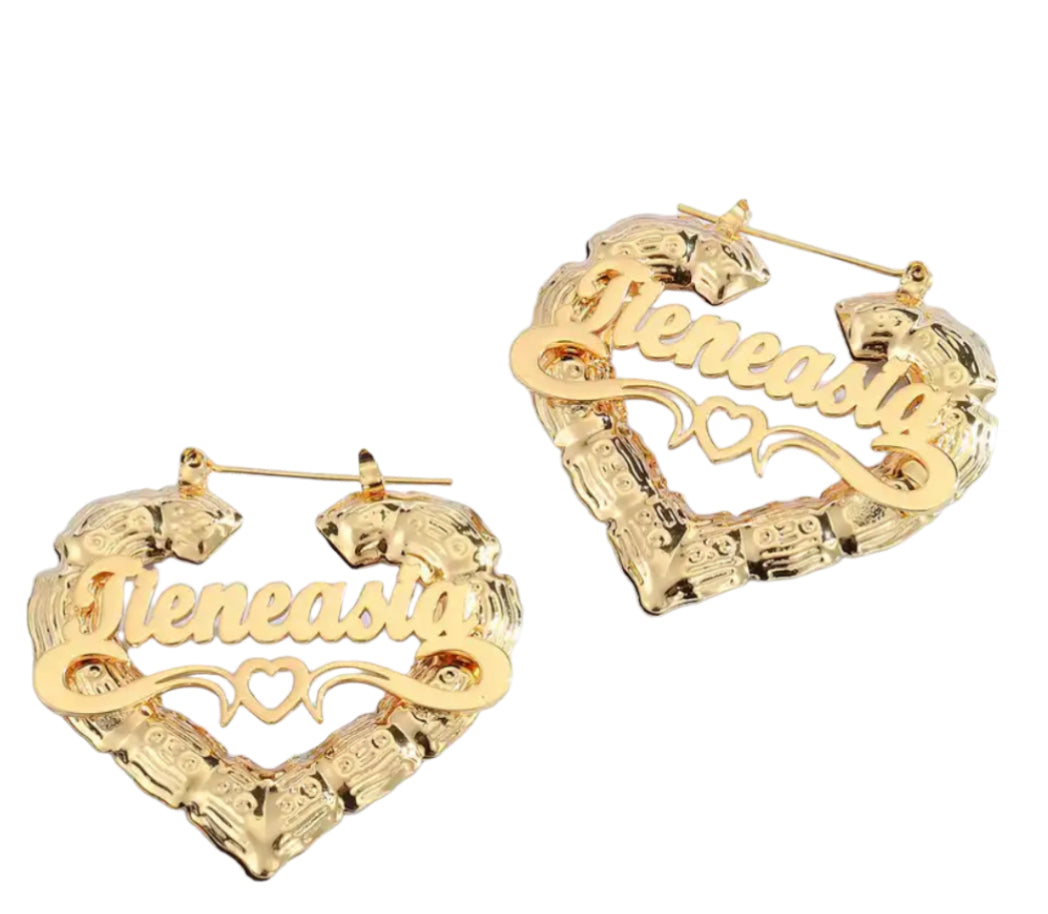 Heart Bamboo Earrings: A Nostalgic Journey to the 80's