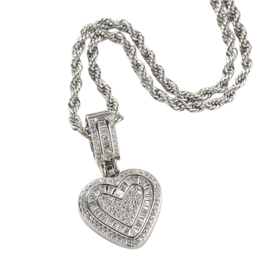 Heart of a Boss Pendant: Radiant Elegance Meets Strength