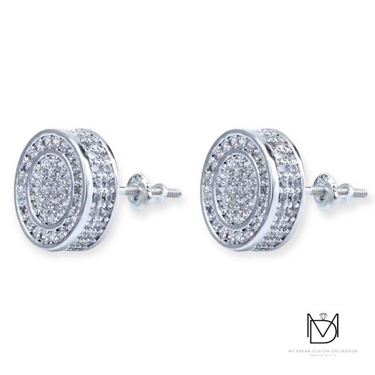 Diamond Double Earrings