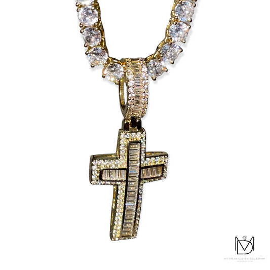 Radiant Symbol of Faith Cross Pendant