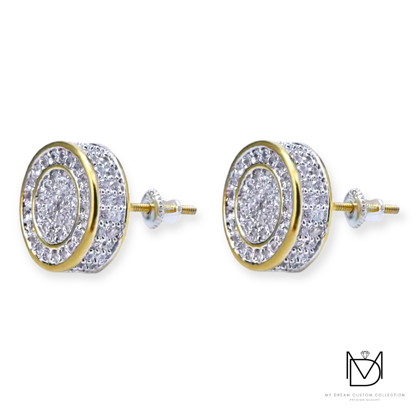 Diamond Double Earrings