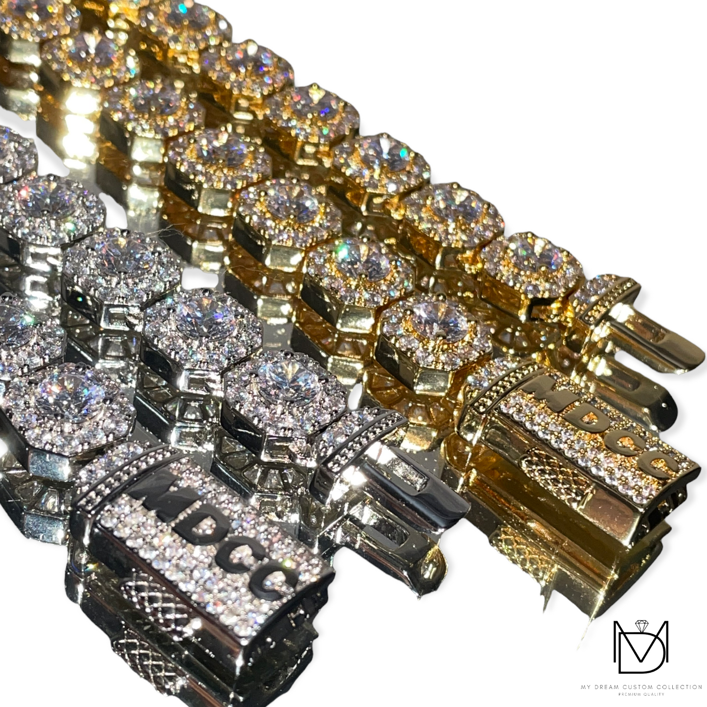 MDCC Custom Signature Encrusted Clasp Chain