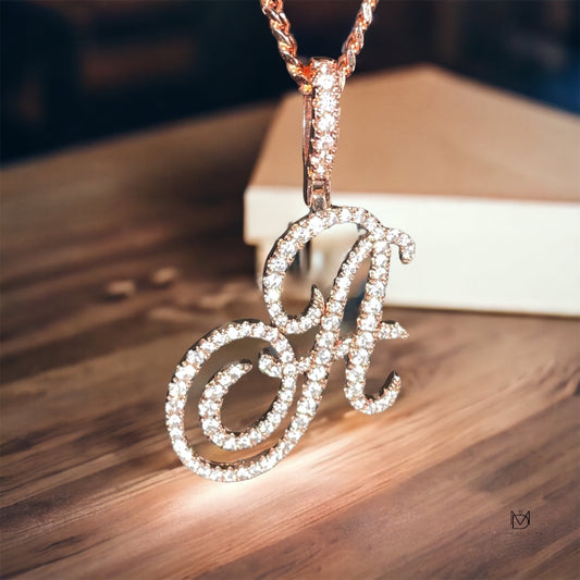 Cursive Initial Pendant