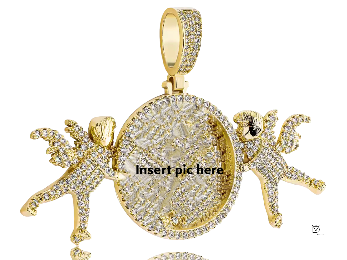 Held by An Angel Memory Pendant