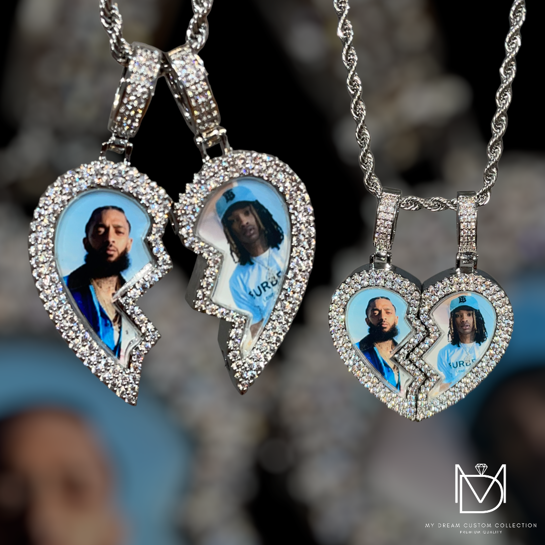 Shattered Heart Memory Pendant